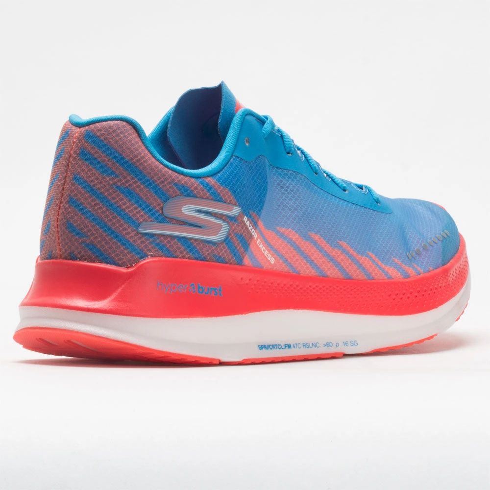 Skechers GOrun Razor Excess Women's Blue/Coral 6 Skechers GOrun Razor Excess Women's Blue/Coral - Image 6