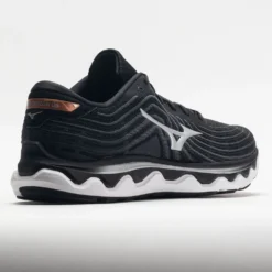 Mizuno Wave Horizon 6 Men's Black/Silver -Sport Fit Shoes Shop 047614 6