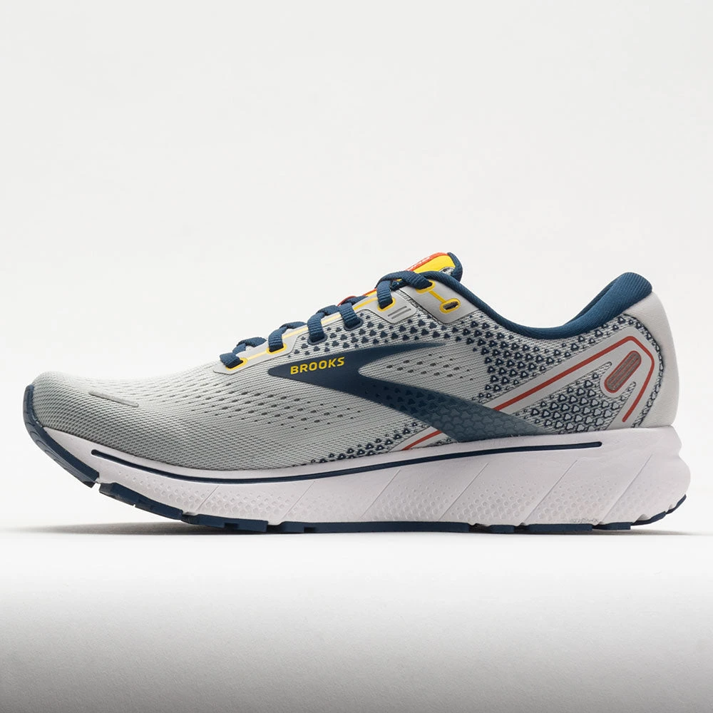 Brooks Ghost 14 Men's Grey/Titan/Maize 2 Brooks Ghost 14 Men's Grey/Titan/Maize - Image 2