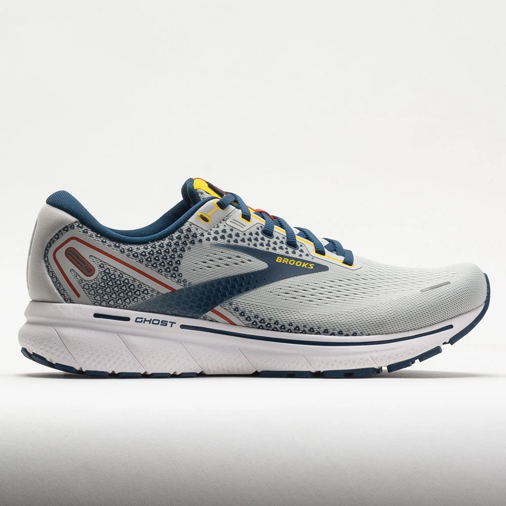 Brooks Ghost 14 Men's Grey/Titan/Maize 1 Brooks Ghost 14 Men's Grey/Titan/Maize