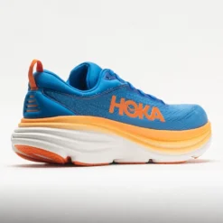 HOKA Bondi 8 Men's Coastal Sky/Vibrant Orange -Sport Fit Shoes Shop 049225 6