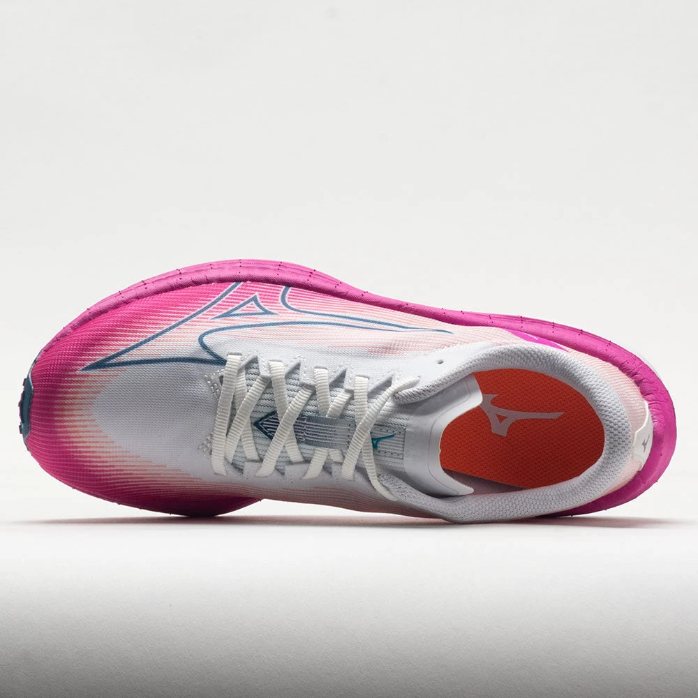 Mizuno Wave Rebellion Flash Women's White/Silver 3 Mizuno Wave Rebellion Flash Women's White/Silver - Image 3