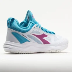 Diadora Speed Blushield Fly 3+ AG Women's White/Aquarius/ Rhodamine -Sport Fit Shoes Shop 116846 6