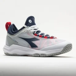 Diadora Blushield Fly 4+ Men's White/Blue Corsair/Fiery Red -Sport Fit Shoes Shop 117031 5