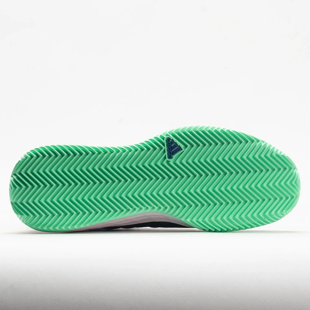 Adidas Adizero Ubersonic 4 Clay Women's Grey/Metallic/Violet Fusion 4 Adidas Adizero Ubersonic 4 Clay Women's Grey/Metallic/Violet Fusion - Image 4