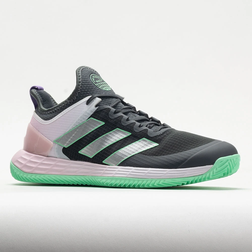 Adidas Adizero Ubersonic 4 Clay Women's Grey/Metallic/Violet Fusion 5 Adidas Adizero Ubersonic 4 Clay Women's Grey/Metallic/Violet Fusion - Image 5