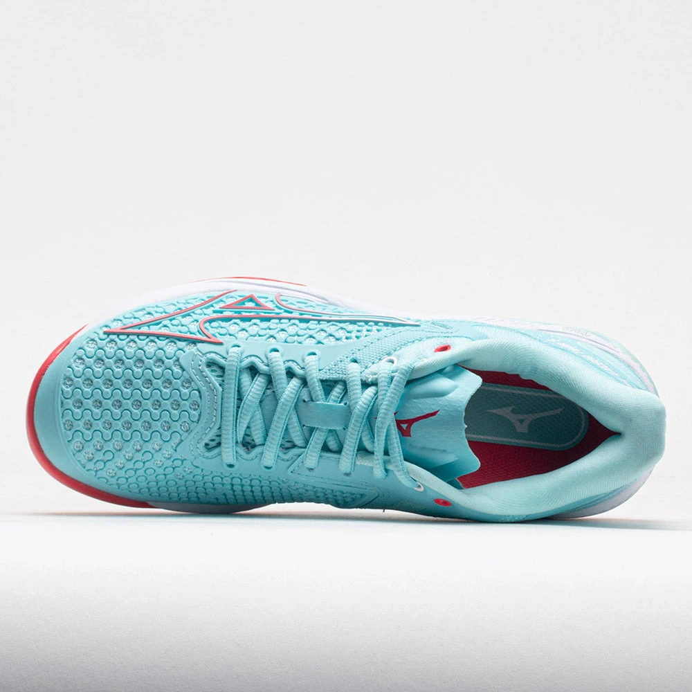 Mizuno Wave Exceed Tour 5 AC Women's Tanager Turpuoise/Paradise Pink 3 Mizuno Wave Exceed Tour 5 AC Women's Tanager Turpuoise/Paradise Pink - Image 3