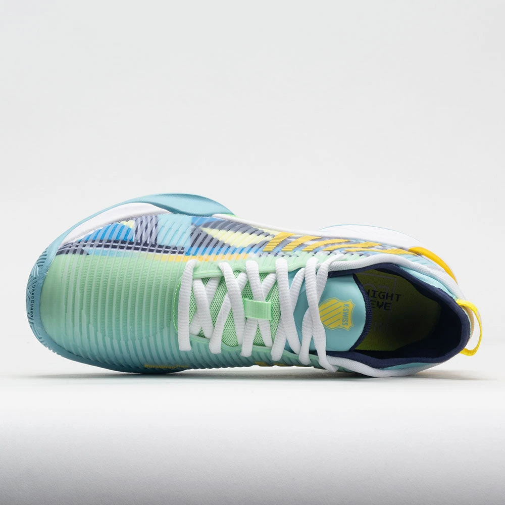 K-Swiss Hypercourt Supreme X Lucky In Love Gulf Stream/Green/Fire 3 K-Swiss Hypercourt Supreme X Lucky In Love Gulf Stream/Green/Fire - Image 3