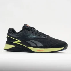 Reebok Nano X3 Men's Core Black/Energy Glow/Smash Orange -Sport Fit Shoes Shop 561898 5