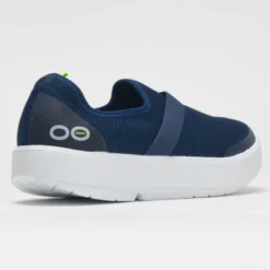 OOFOS OOmg Low Women's White/Navy -Sport Fit Shoes Shop 631140 6
